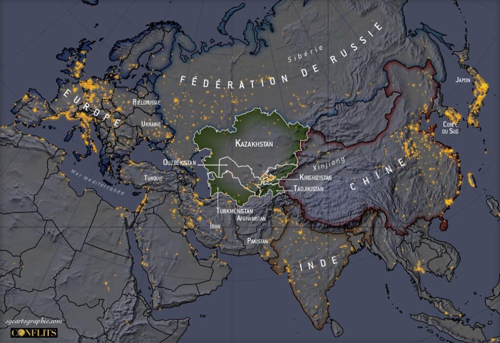 Le Kazakhstan : pays enclavé et trait d’union géographique