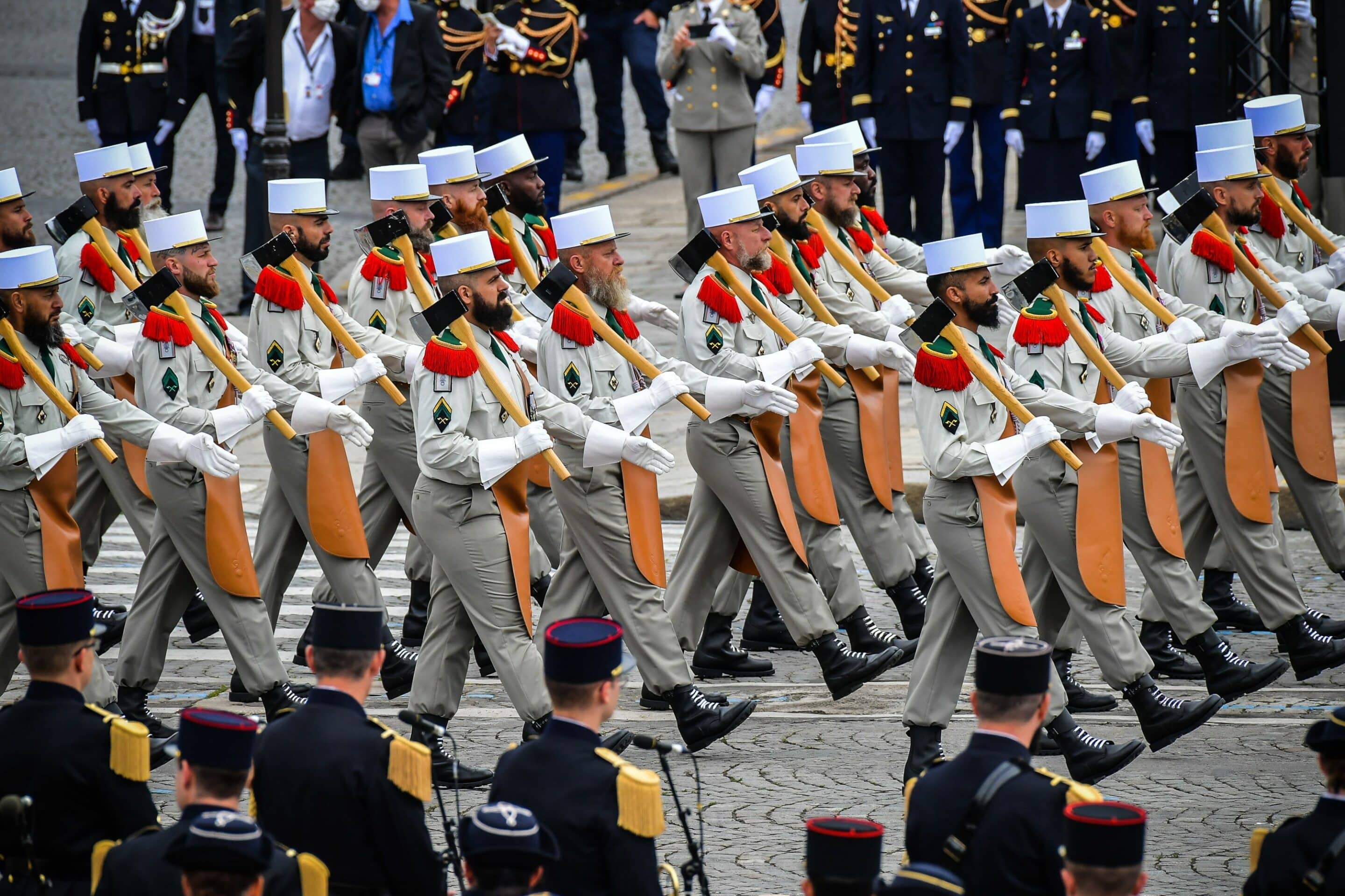 La Légion au défilé du 14 juillet (c) Sipa