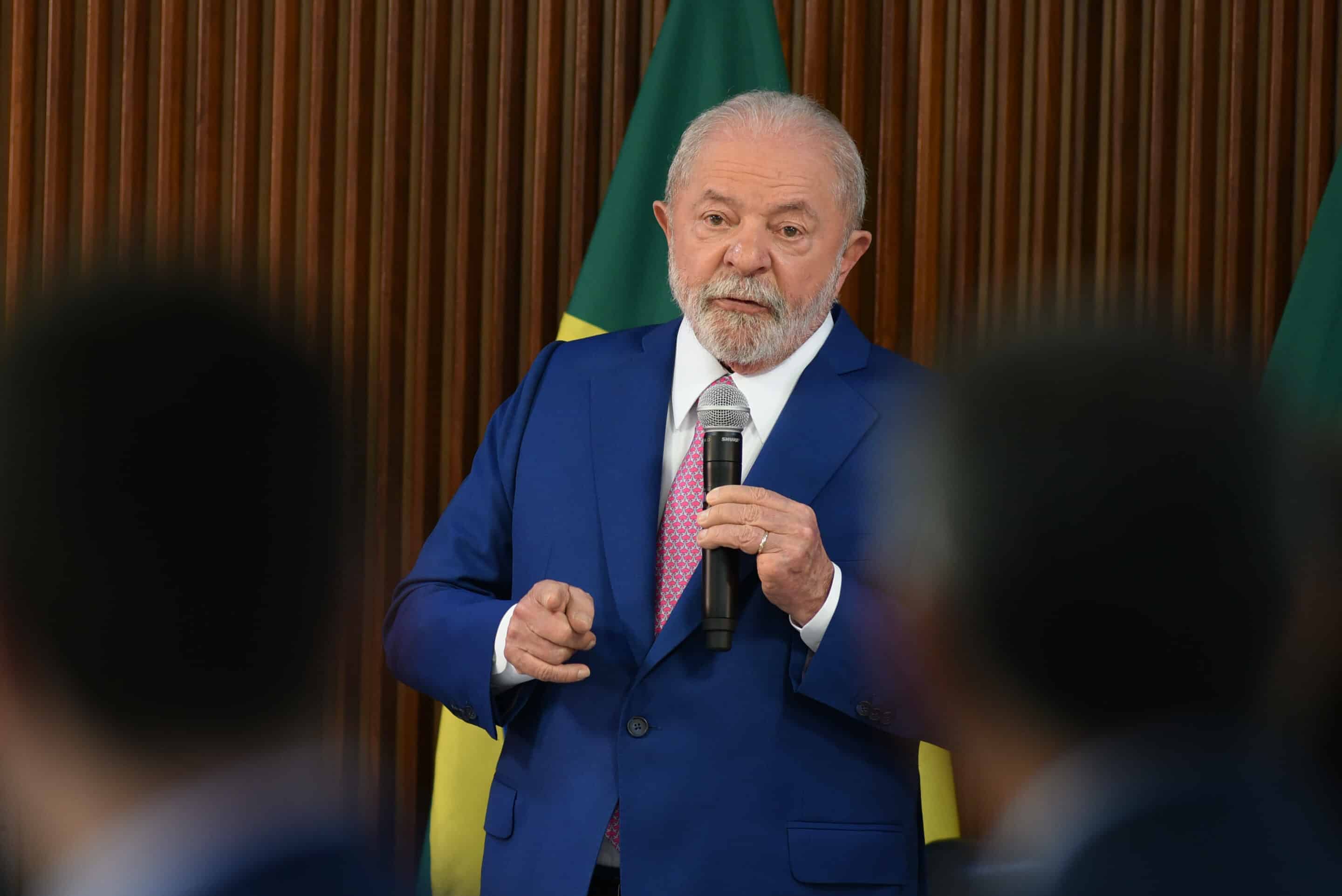 President Lula during the opening of the meeting with ministers. (Photo: Ton Molina/Fotoarena/Sipa USA)/43687990/Ton Molina/2301062011