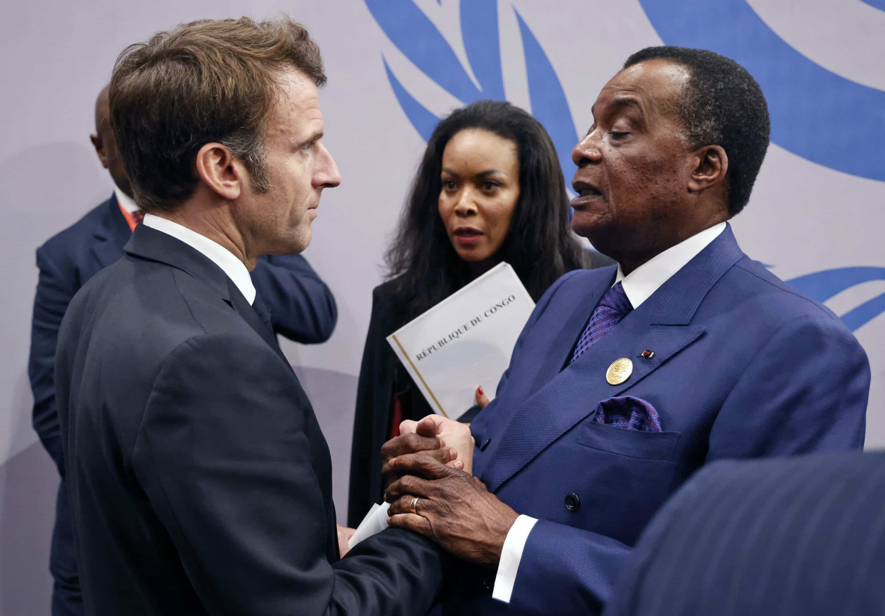 Denis Sassou Nguesso at the COP27 climate summit in Sharm el-Sheikh, Egypt, Monday, Nov. 7, 2022. (Ludovic Marin, Pool via AP)/PAR139/22311617421979