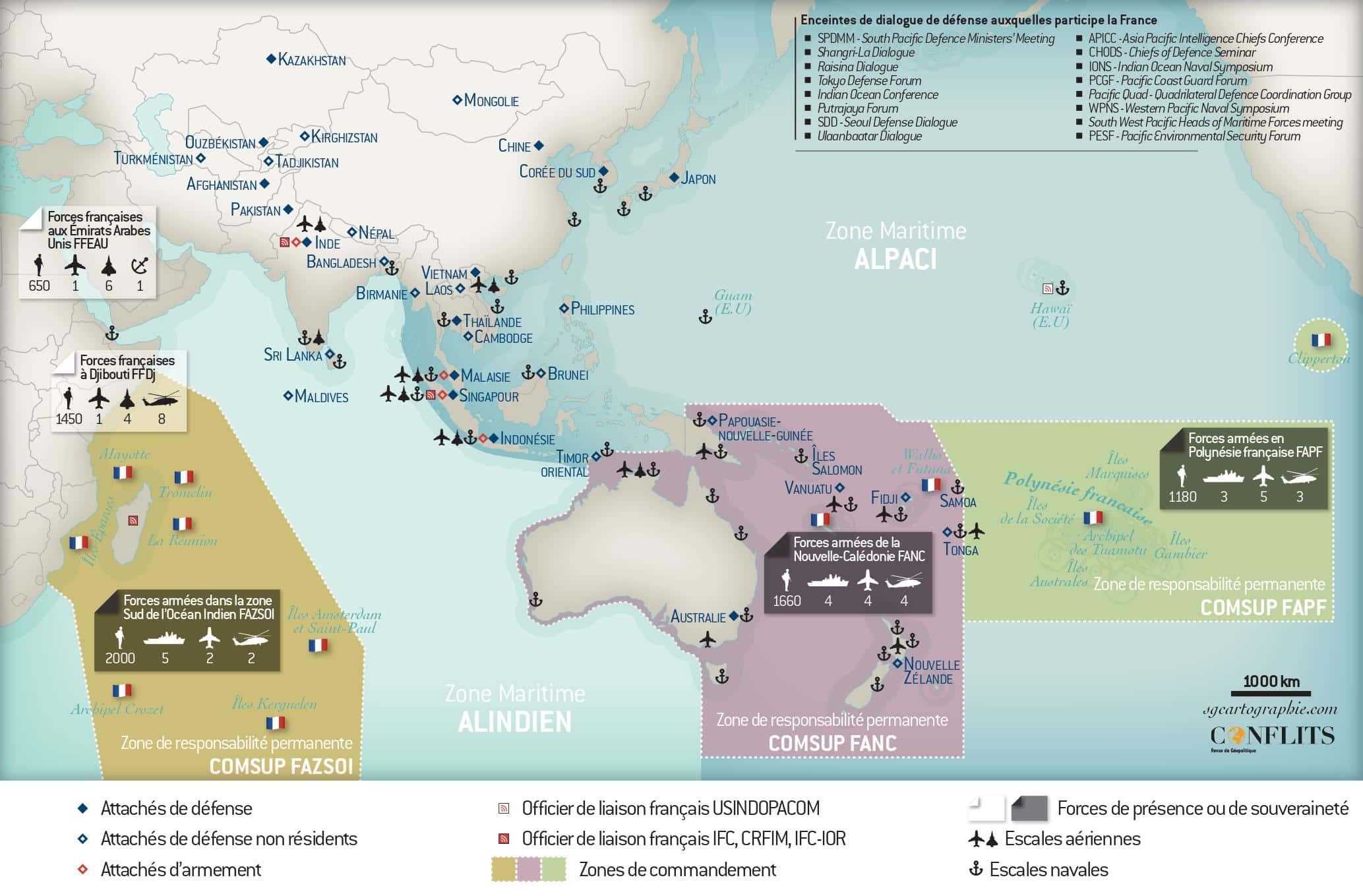 Carte Militaire de l'Indopacifique
Carte Conflits