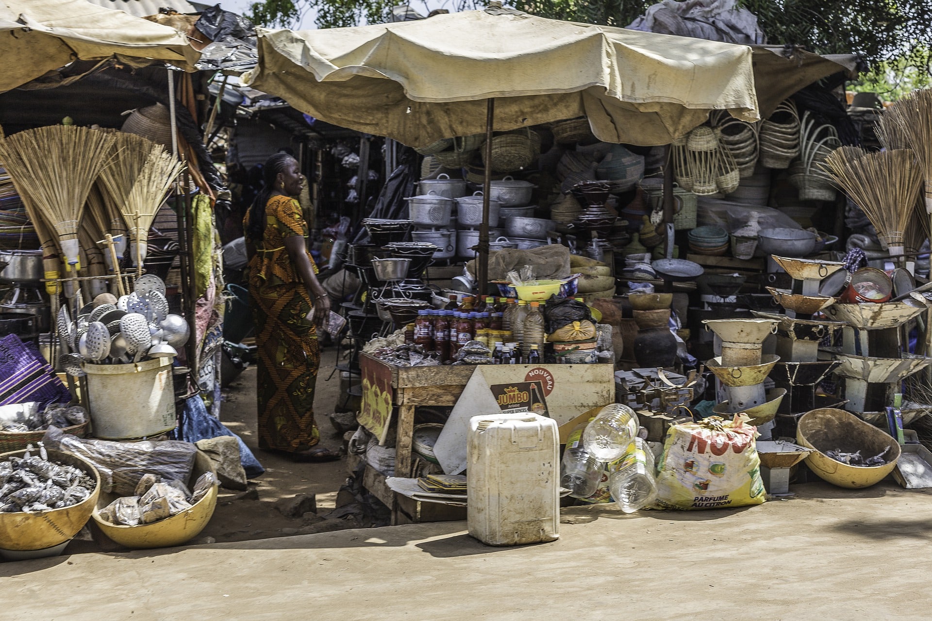 Un marché au Sénégal
Crédit : Pixabay