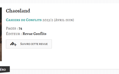 Les Cahiers de Conflits : Chaosland