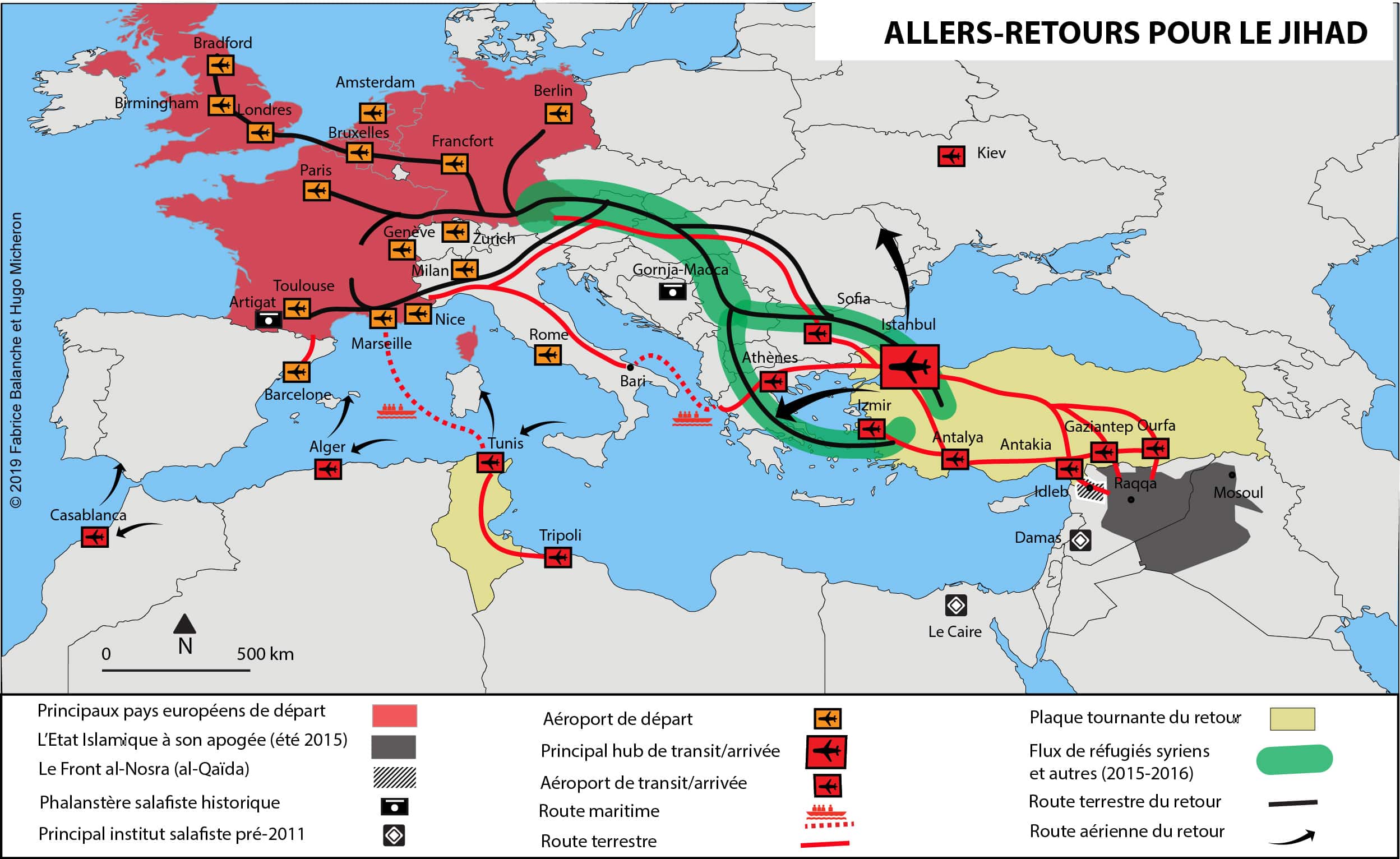 Carte de l'Europe avec les capitales : page 7