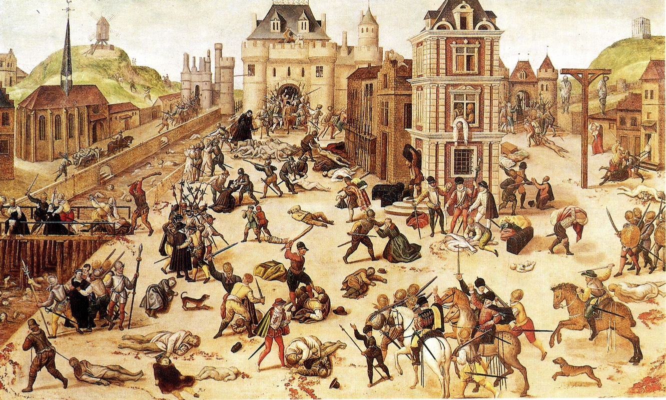 Le Massacre de la Saint-Barthélémy (1572). (c) wikipedia