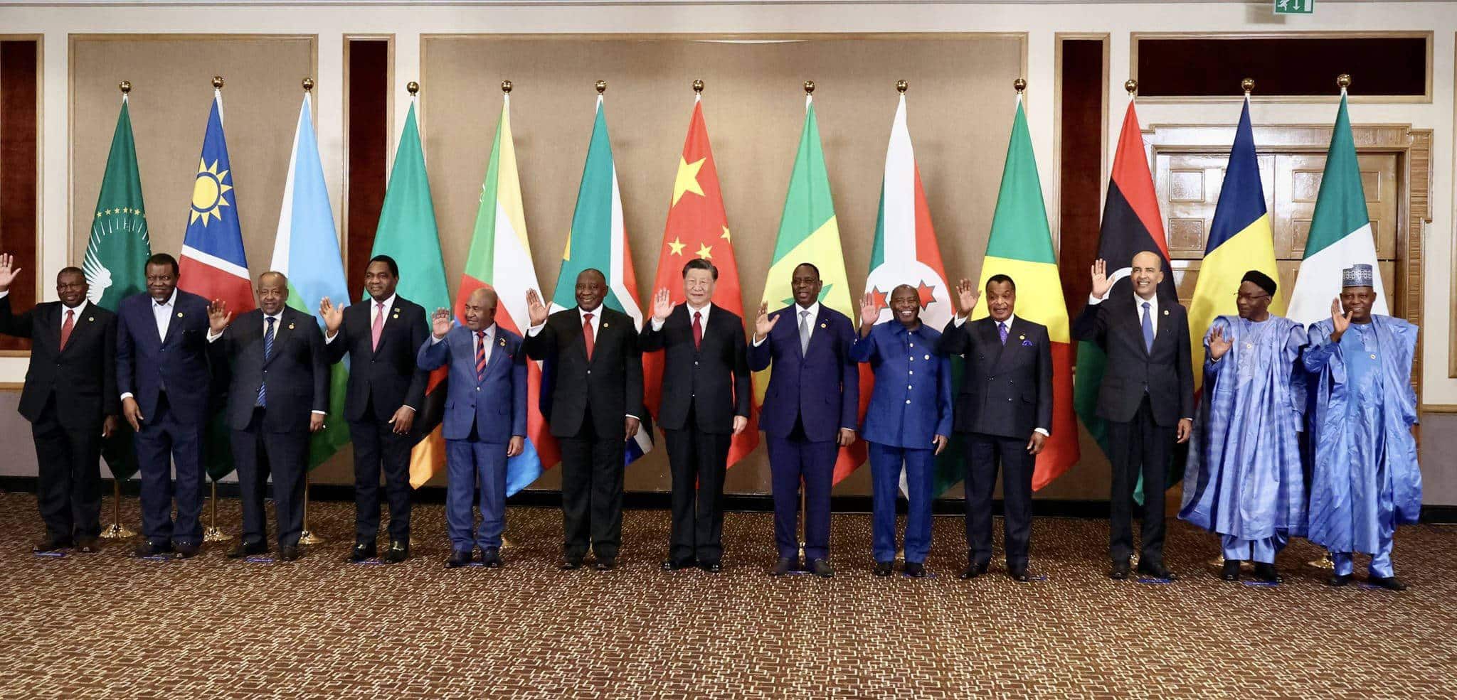 Les dirigeants des BRICS lors du sommet en Afrique du Sud le 24 août. Credit:apaimages/SIPA/2308261340
