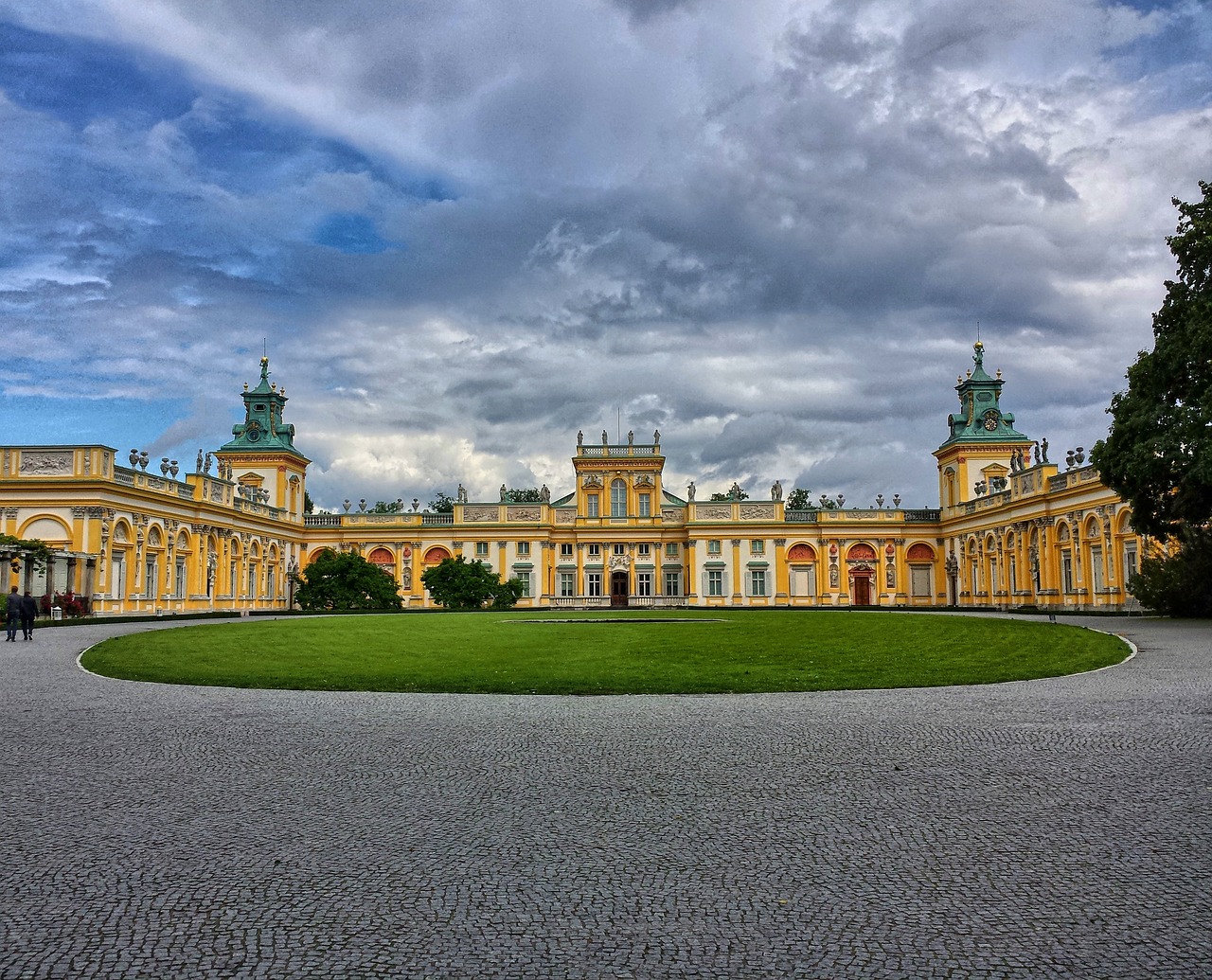 Le palais de Wilanow à Varsovie. (c) pixabay