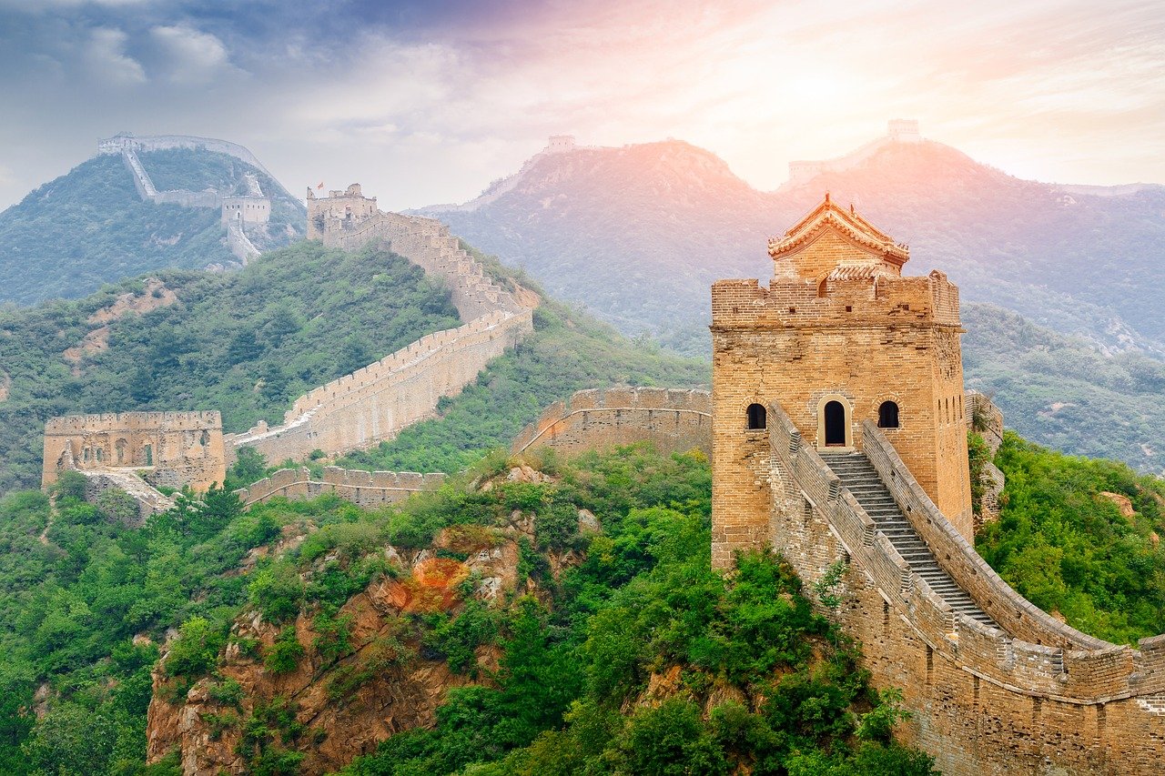 La Muraille de Chine, la plus importante structure architecturale jamais construite. (c) pixabay