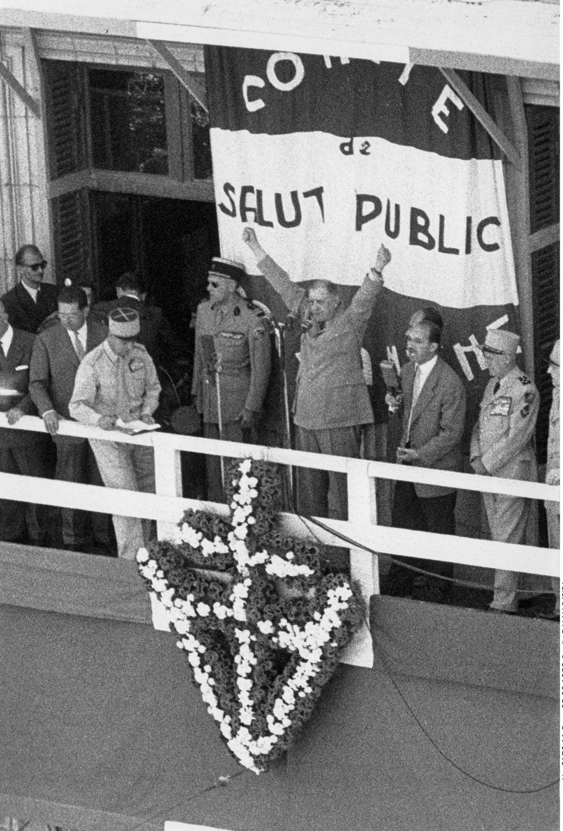 "Je vous ai compris", juin 1958. DALMAS/SIPA