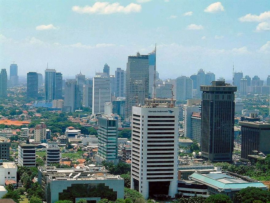 Panorama urbain de Jakarta. (C) Wikipédia