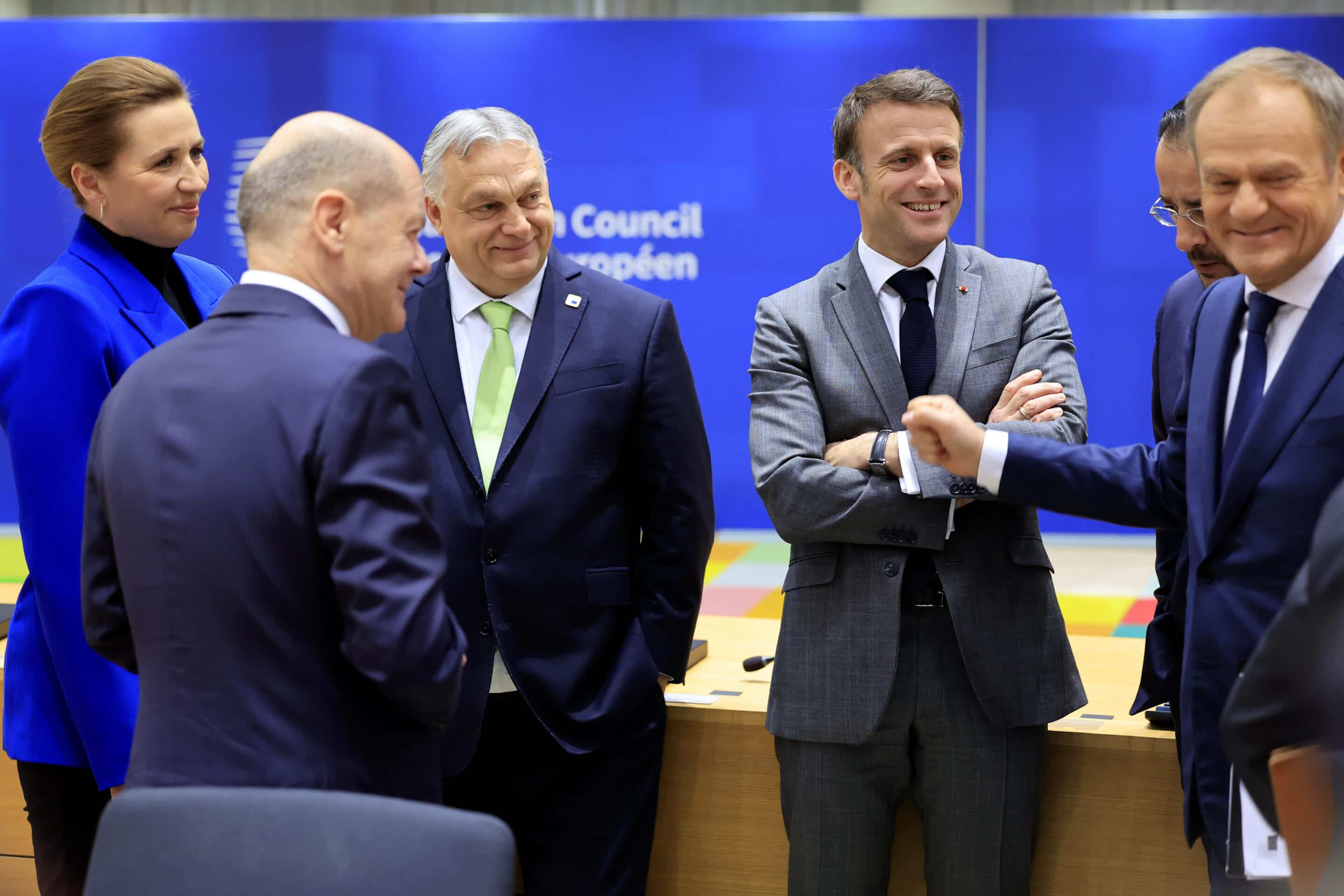 Chaude ambiance au Conseil de l'Europe. (AP Photo/Geert Vanden Wijngaert)/VLM198/24081475055076//2403211420