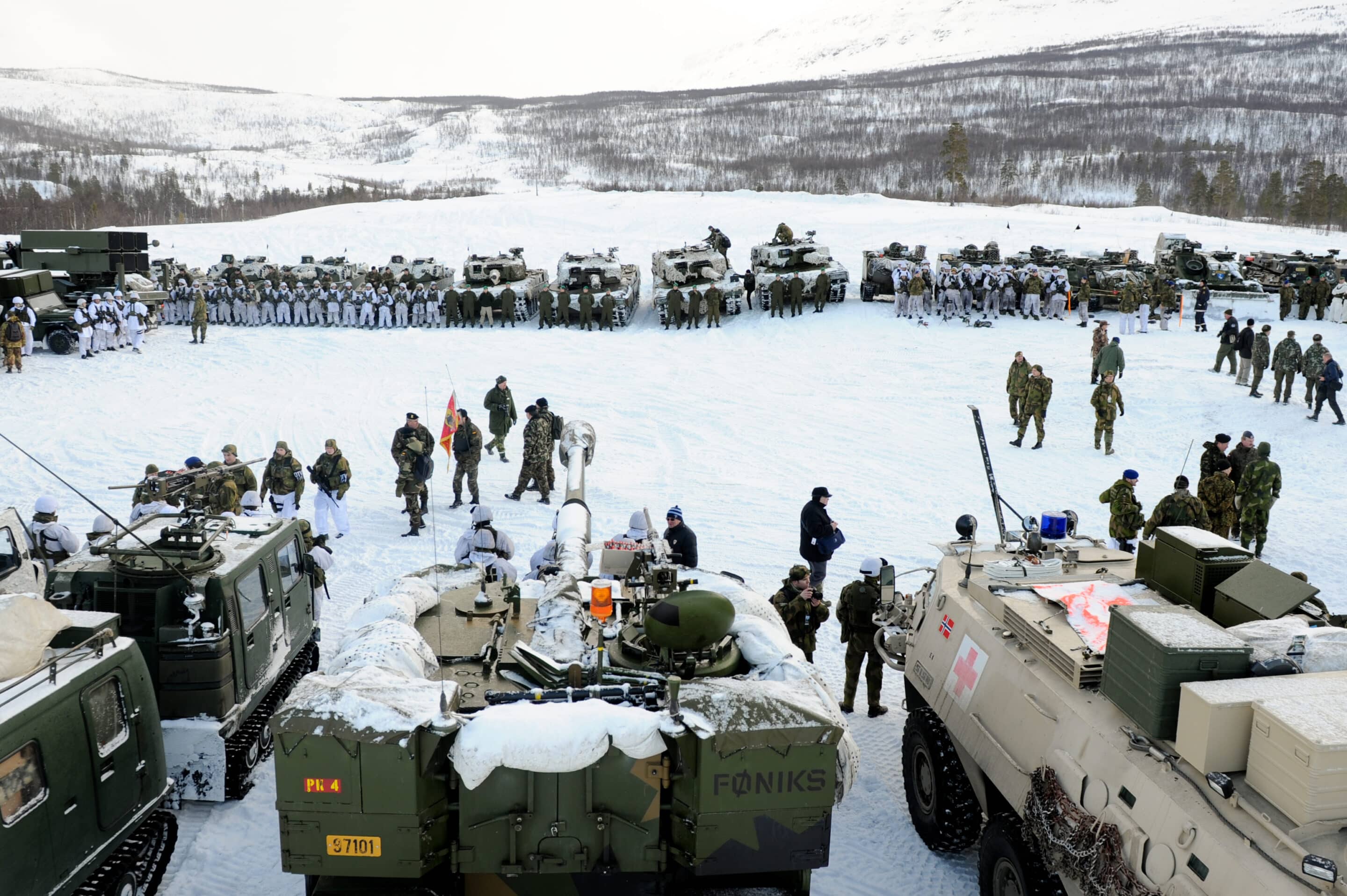 Préparatifs militaires norvégiens lors de l'exercice Cold Response en 2009. (C) Wikipedia.