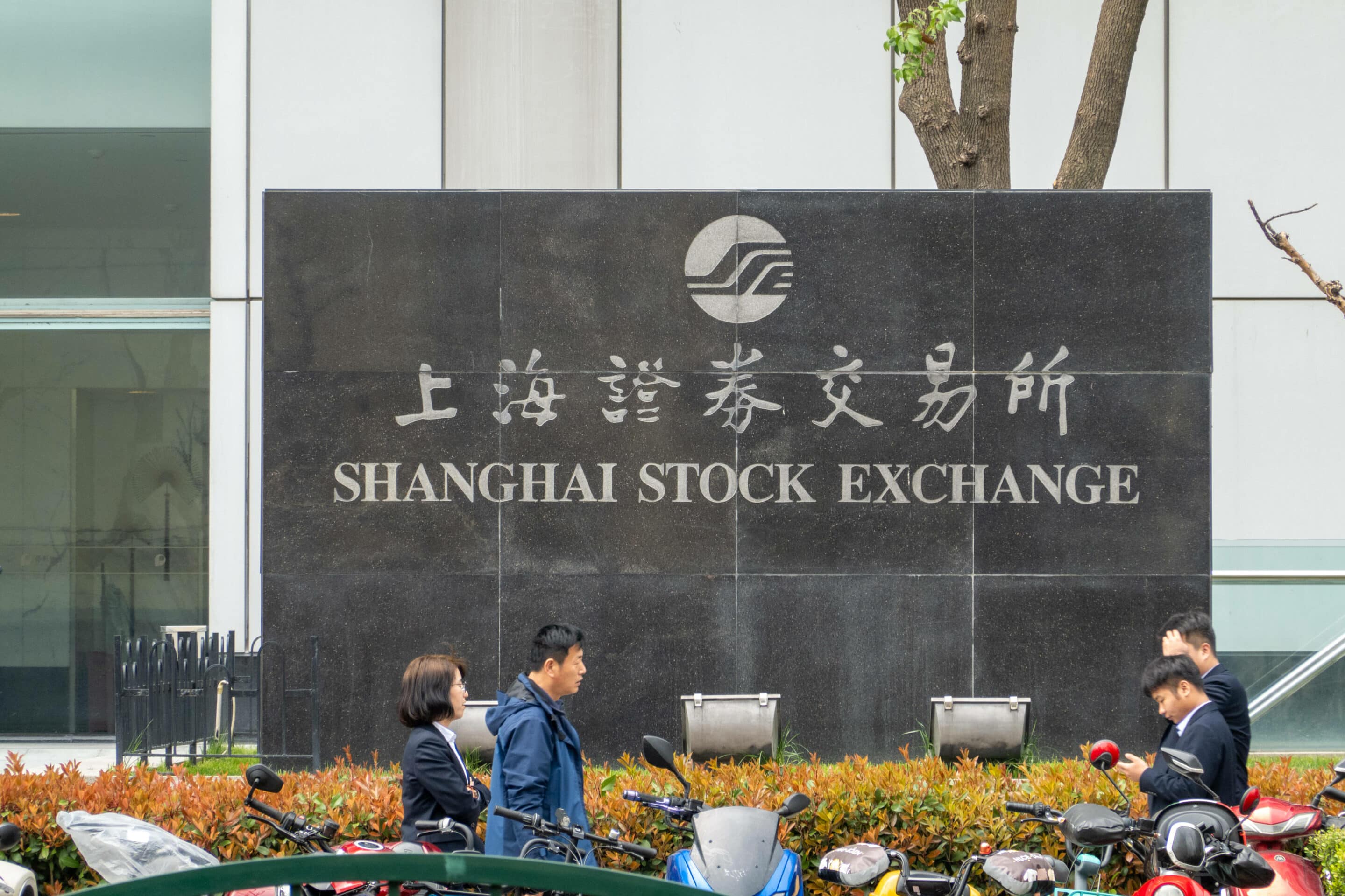 Shanghai Stock Exchange, Shanghai, China, March 25, 2024. (Photo by CFOTO/Sipa USA)/52171136//2403251447