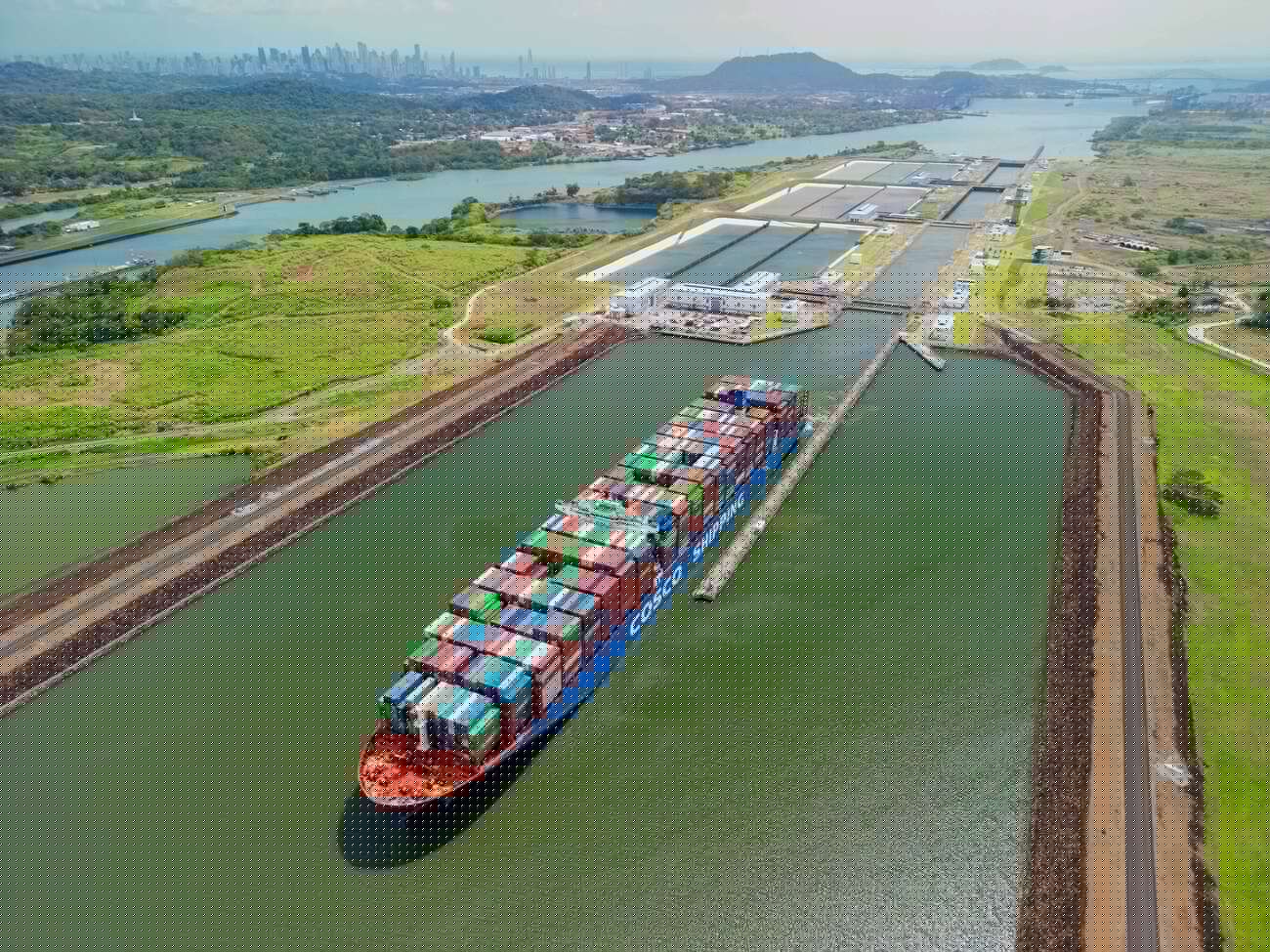 <i class='fa fa-lock' aria-hidden='true'></i> Carte – Le canal de Panama