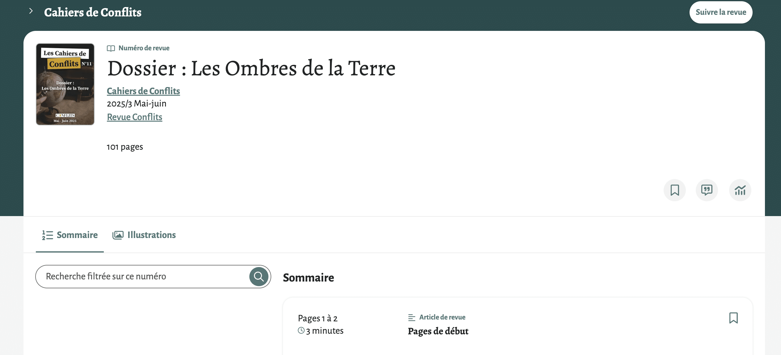 Cahiers de Conflits – Mai / Juin