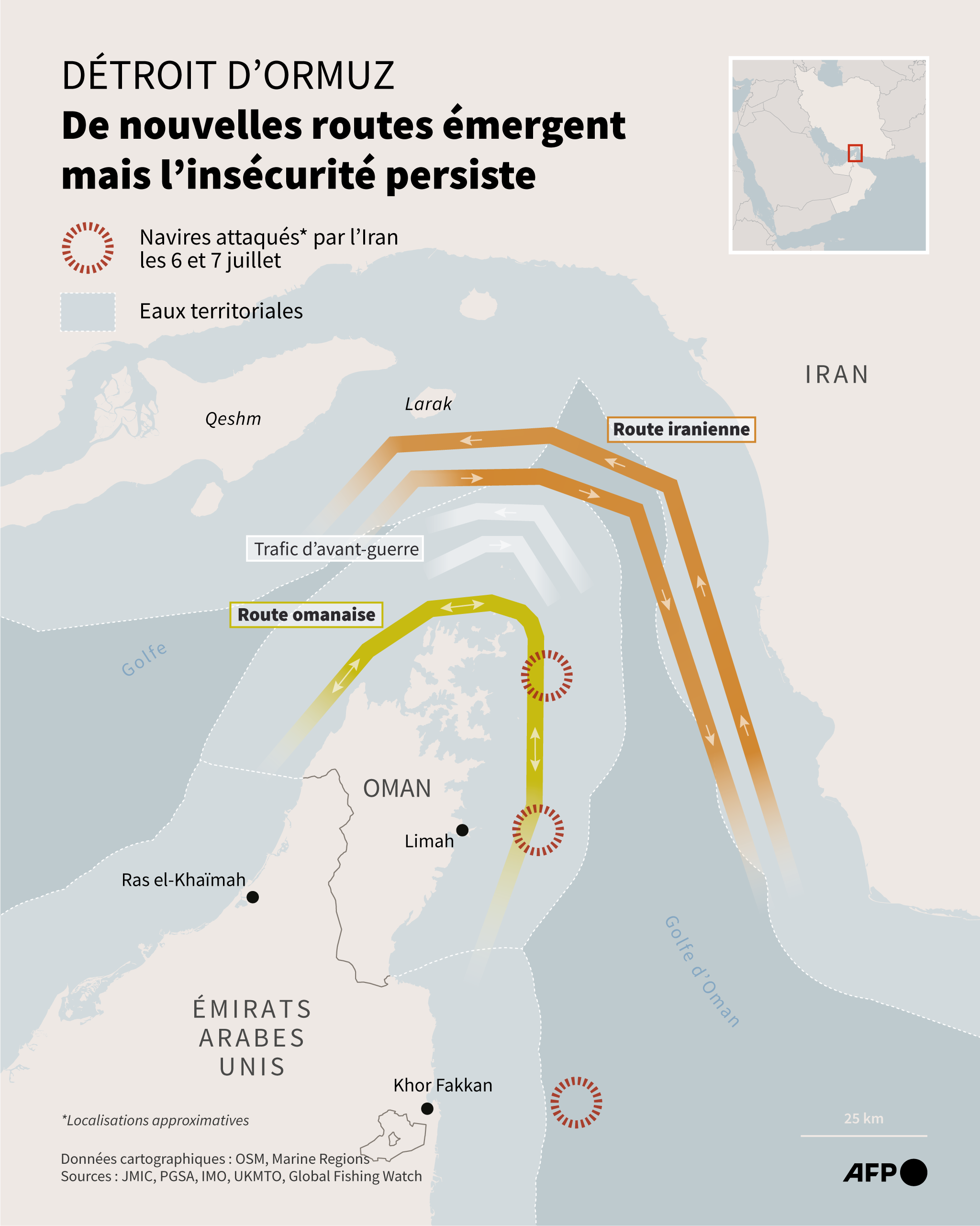 Détroit d’Ormuz : l’Iran redessine la carte de la navigation mondiale Détroit d’Ormuz : l’Iran redessine la carte de la navigation mondiale