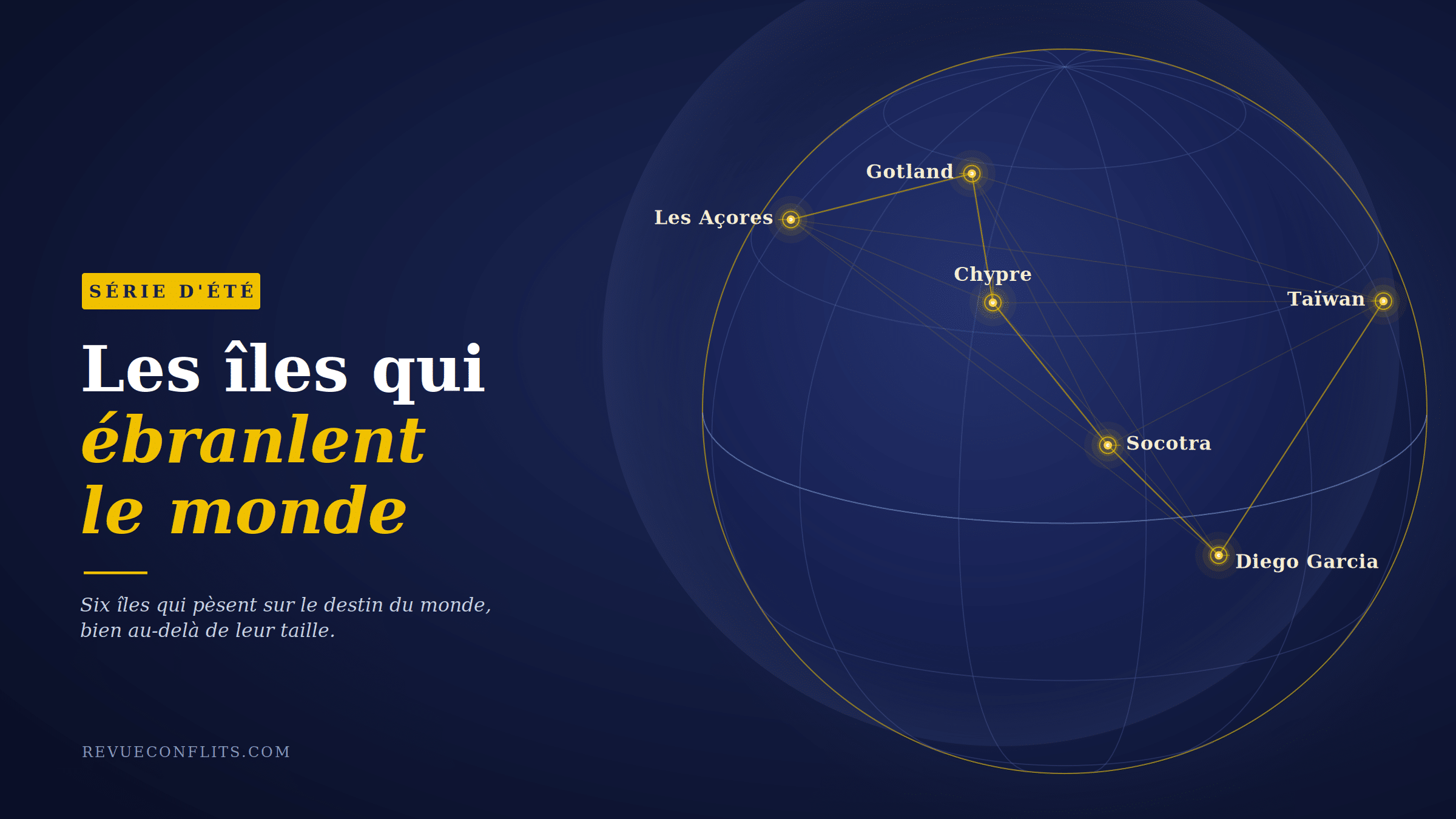 Série d’été – Les îles qui ébranlent le monde Série d’été – Les îles qui ébranlent le monde