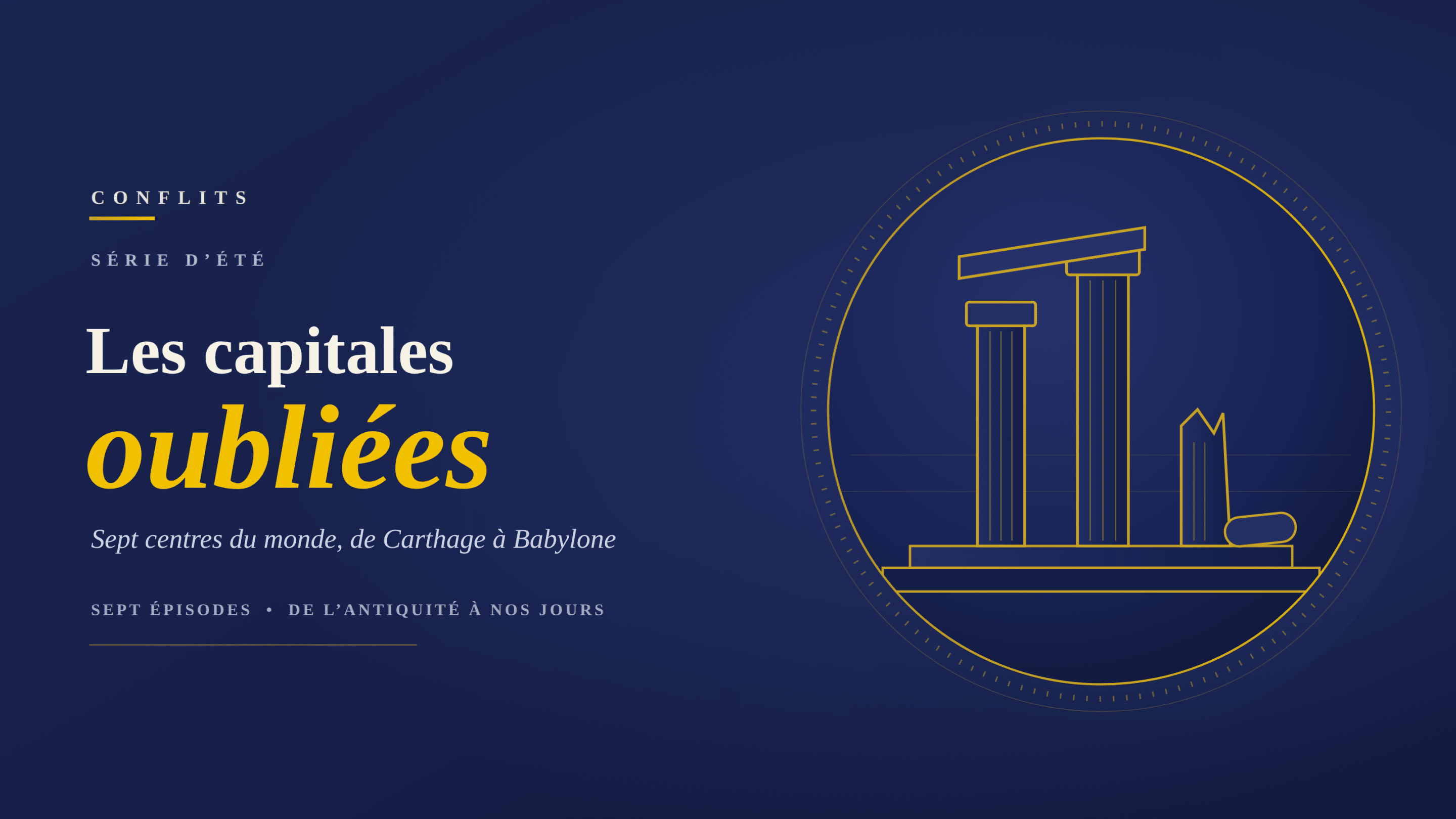 Série d’été – Les capitales oubliées Série d’été – Les capitales oubliées