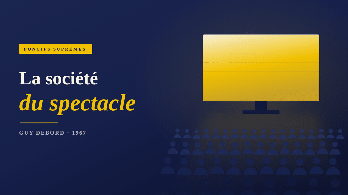 <i class='fa fa-lock' aria-hidden='true'></i> Poncifs suprêmes : « La société du spectacle » <i class='fa fa-lock' aria-hidden='true'></i> Poncifs suprêmes : « La société du spectacle »