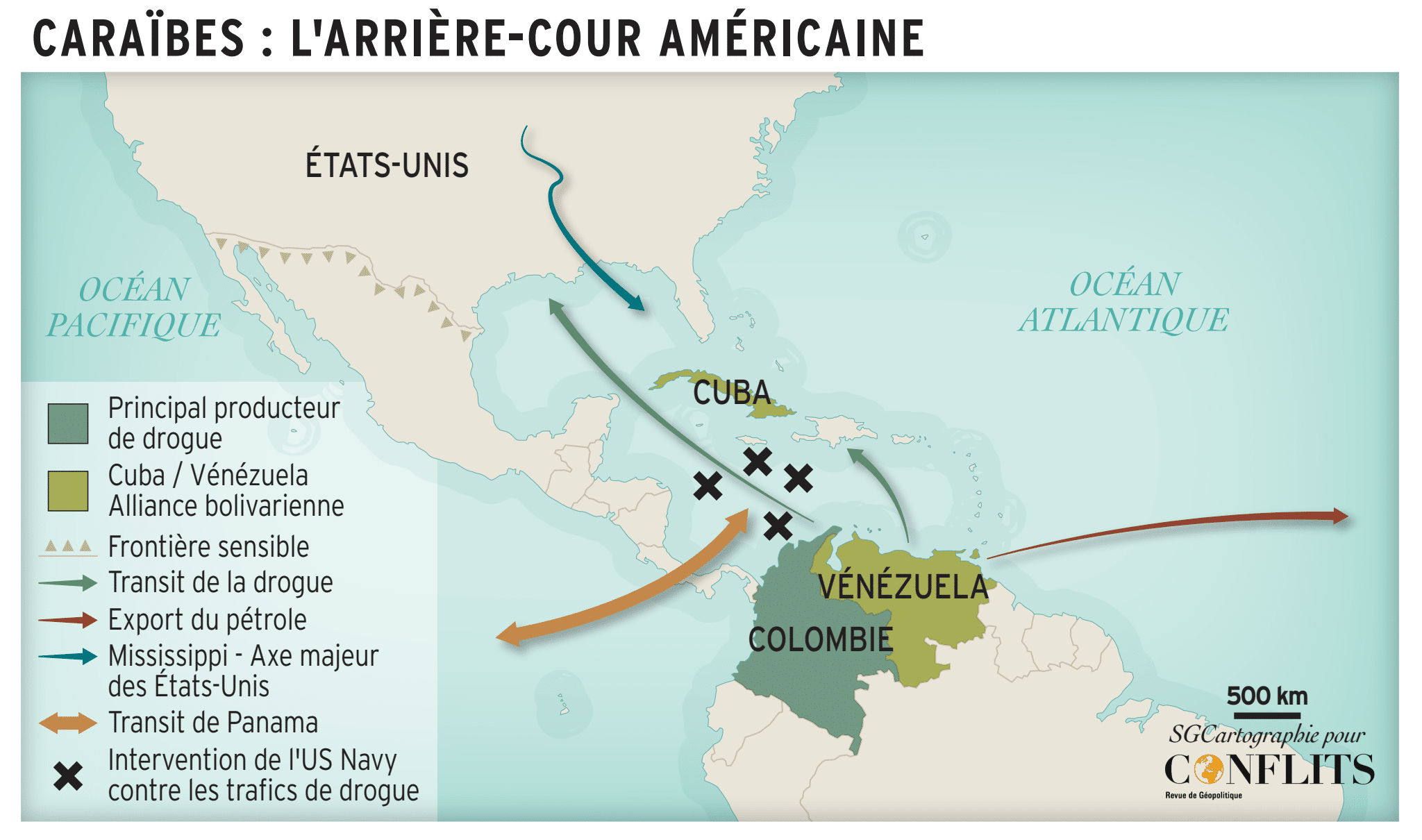 Caraïbes : une mer cruciale pour les États-Unis et la France